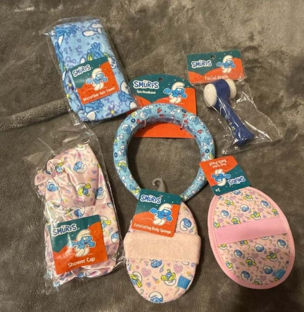The Smurfs Bath Accessory Bundle Set